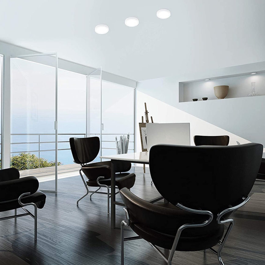 Eglo - LED RGBW Dimmable ceiling light FUEVA-C LED/15,6W/230V Bluetooth