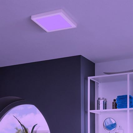 Eglo - LED RGBW Dimmable ceiling light FUEVA-C LED/15,6W/230V Bluetooth