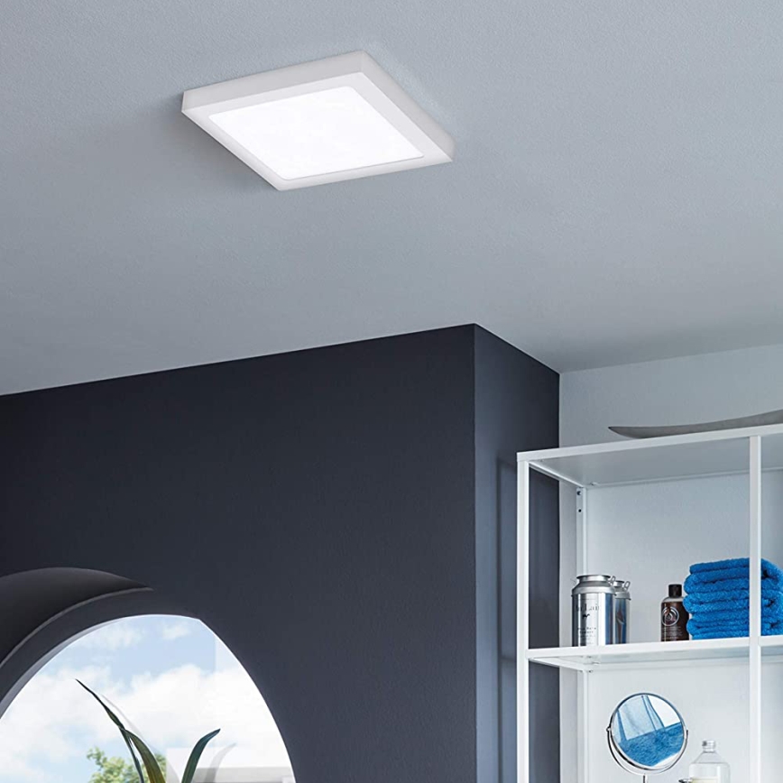 Eglo - LED RGBW Dimmable ceiling light FUEVA-C LED/15,6W/230V Bluetooth