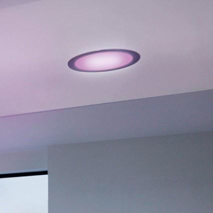 Eglo - LED RGB Dimmable recessed light FUEVA-C LED/15,6W/230V