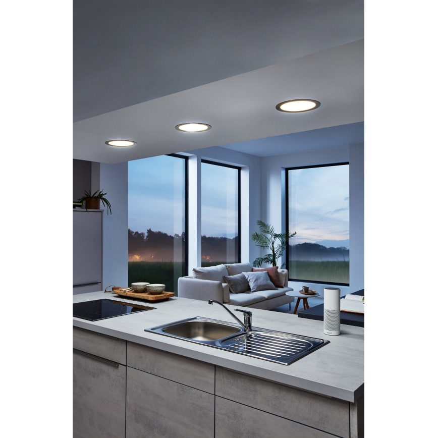 Eglo - LED RGB Dimmable recessed light FUEVA-C LED/15,6W/230V