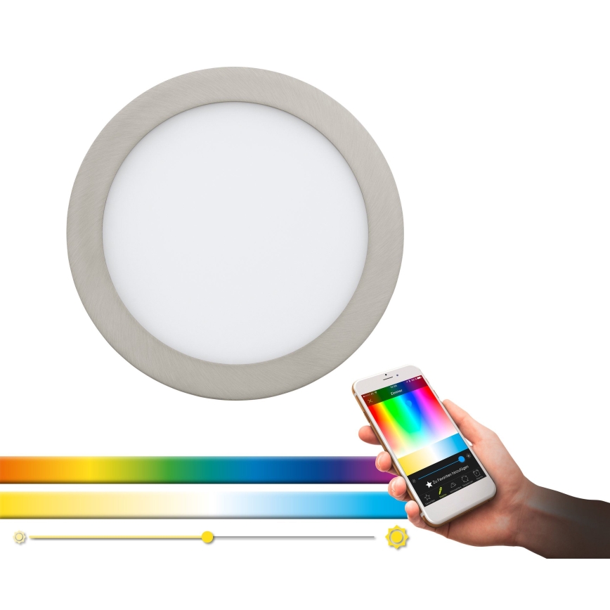 Eglo - LED RGB Dimmable recessed light FUEVA-C LED/15,6W/230V