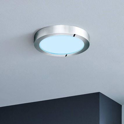 Eglo - LED RGBW Dimmable ceiling light FUEVA-C LED/15,6W/230V Bluetooth