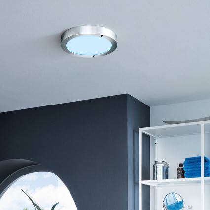 Eglo - LED RGBW Dimmable ceiling light FUEVA-C LED/15,6W/230V Bluetooth