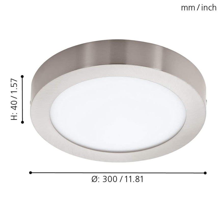 Eglo - LED RGBW Dimmable ceiling light FUEVA-C LED/21W/230V Bluetooth