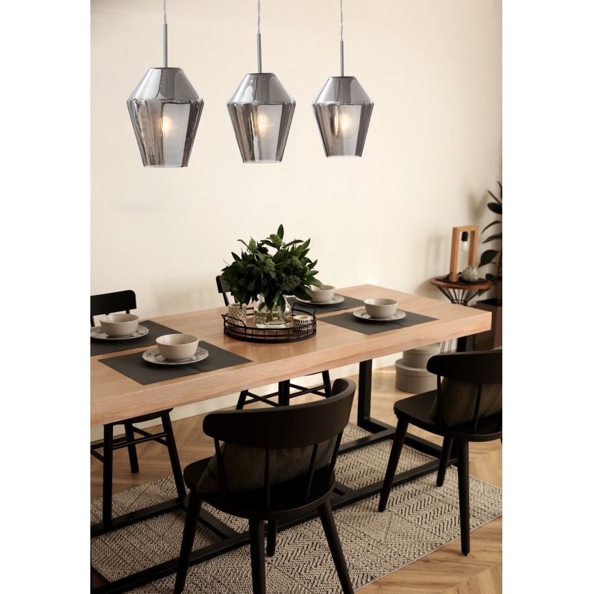 Eglo 96774 - MURMILLO cable-hung pendant light 3xE27/28W/230V