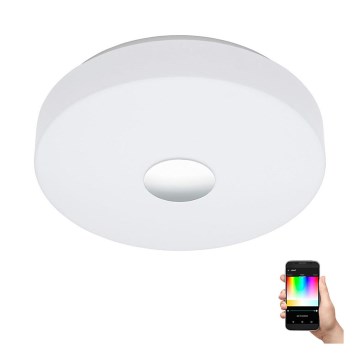 Eglo 96819 - LED RGB Dimmable ceiling light BERAMO-C LED/17W/230V