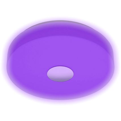 Eglo 96819 - LED RGB Dimmable ceiling light BERAMO-C LED/17W/230V