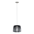 Eglo 96955 - Cable-hung pendant ARTANA 1xE27/60W/230V grey/black 300mm