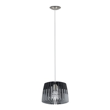 Eglo 96955 - Cable-hung pendant ARTANA 1xE27/60W/230V grey/black 300mm