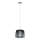 Eglo 96955 - Cable-hung pendant ARTANA 1xE27/60W/230V grey/black 300mm