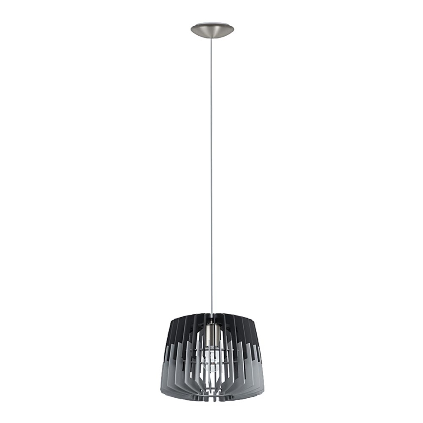 Eglo 96955 - Chandelier on a string ARTANA 1xE27/60W/230V grey/black 300  mm