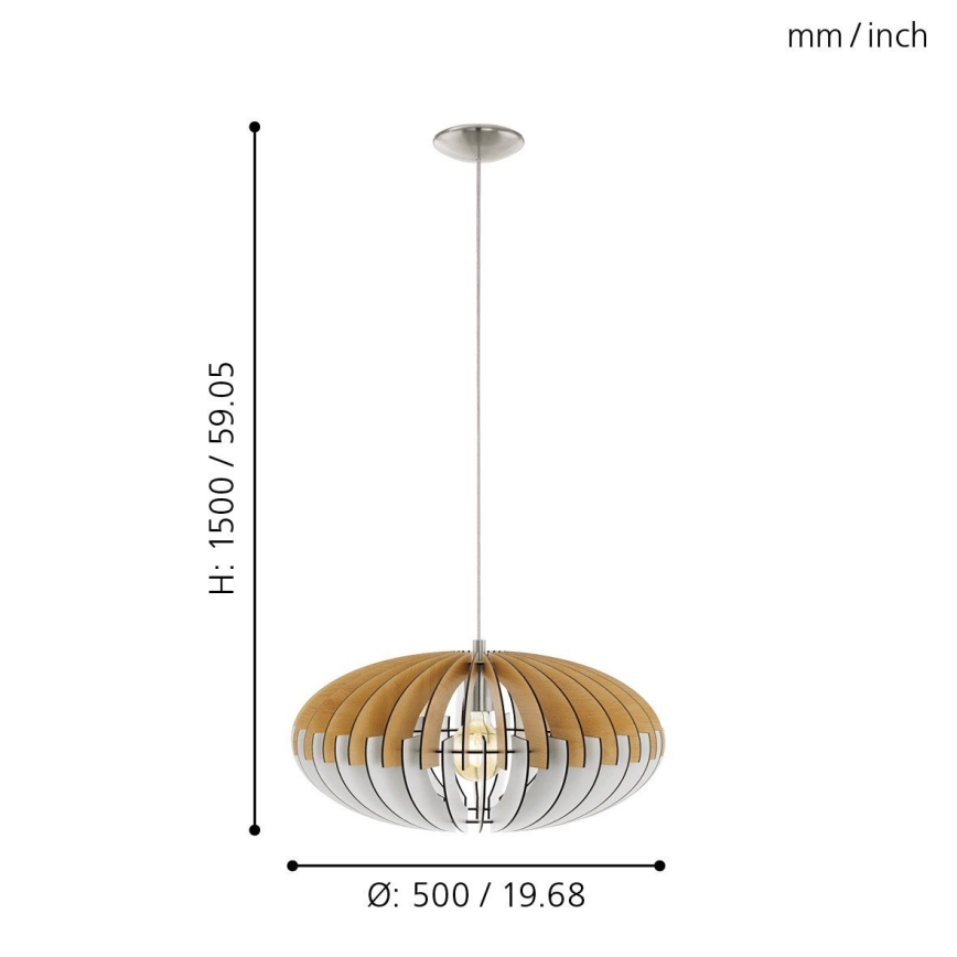 Eglo - Pendant light 1xE27/60W/230V 500  mm