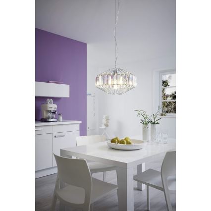 Eglo 96987 - Chandelier on a string PEDROLA 1xE27/60W/230V