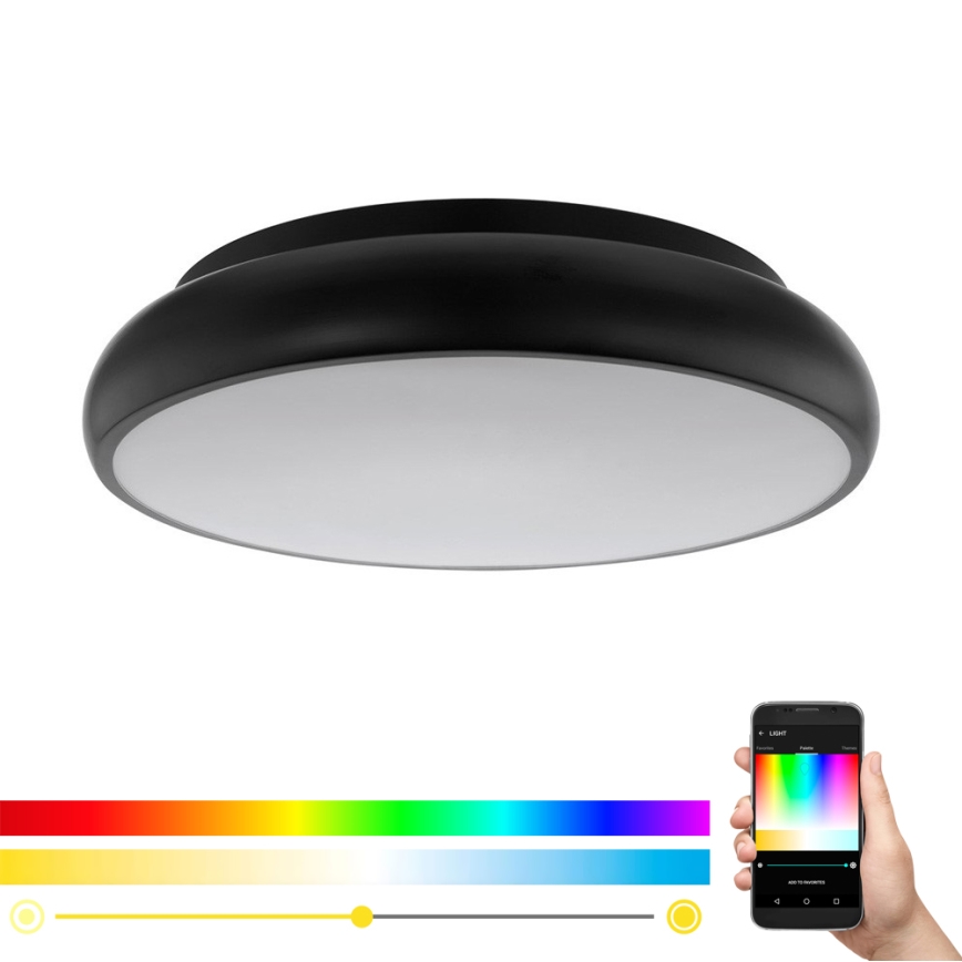 Eglo 96996 - LED RGB Ceiling light RIODEVA-C 1xLED/27W/230V