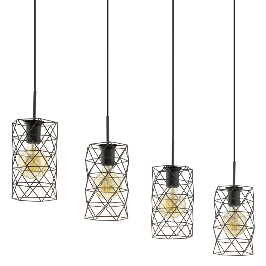 Eglo - Pendant light 4xE27/60W/230V