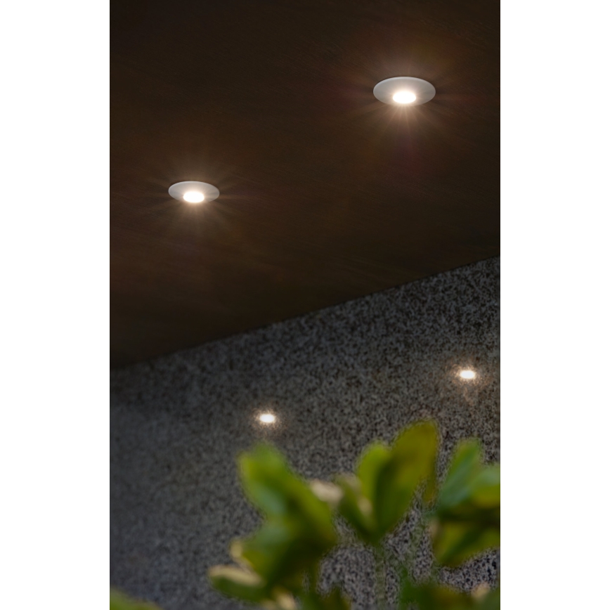 Eglo - LED bathroom suspended ceiling light 3xLED/1W/230V IP44