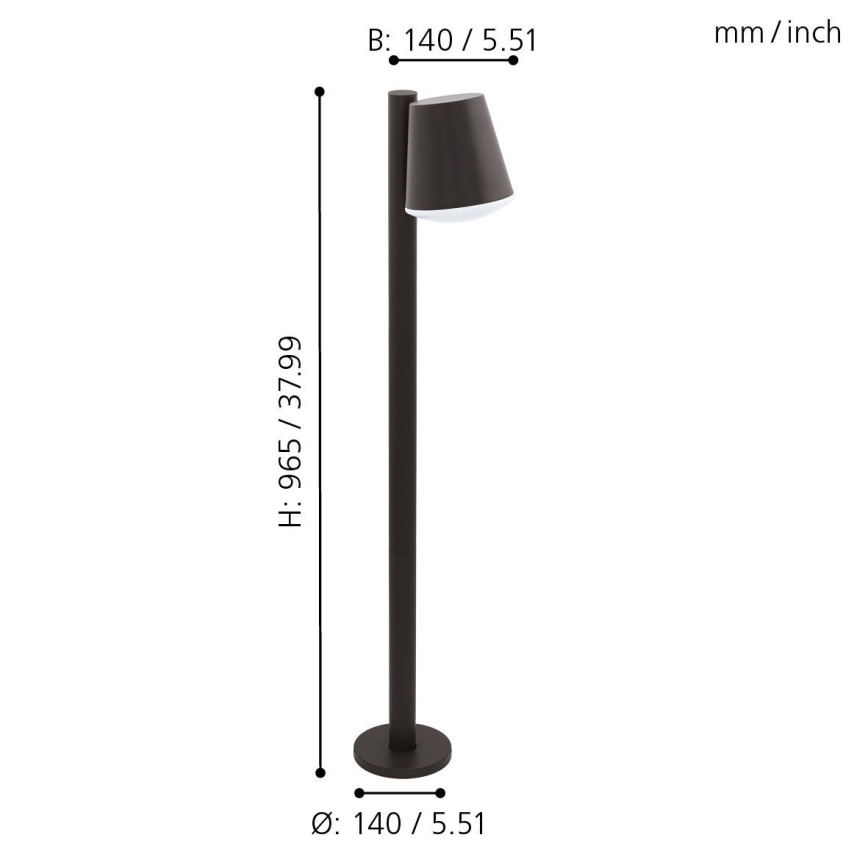 Eglo - Outdoor lamp 1xE27/10W/230V