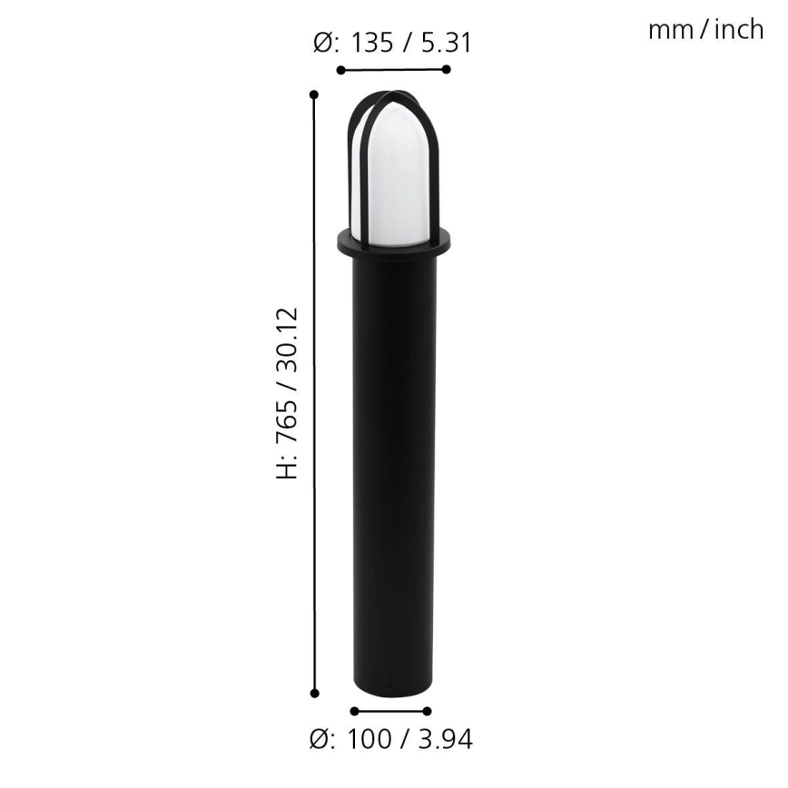 Eglo 97229 - Outdoor lamp PAULLO 1xE27/40W/230V 765 mm