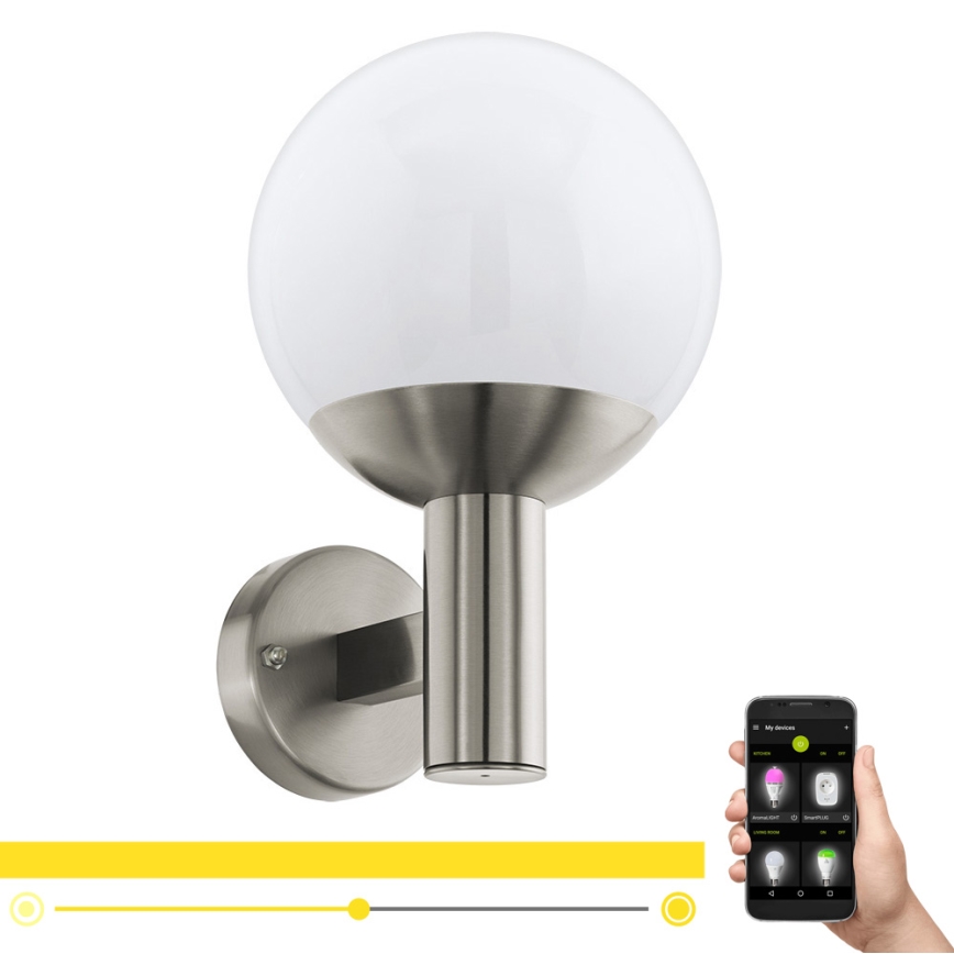 Eglo - LED Dimmable outdoor wall light NISIA-C 1xE27/9W/230V IP44