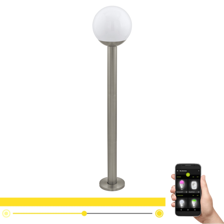 Eglo - LED Dimmable outdoor lamp NISIA-C 1xE27/9W/230V 980 mm IP44