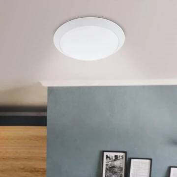 Eglo 97254 - PILONE LED Bathroom Ceiling Light, 11W, 230V, White, IP44