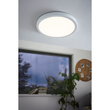 Eglo - LED Ceiling Light 25W/230V, White, Round, 2500 lm, Ø 40 cm