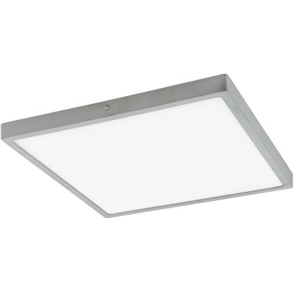 Eglo - LED ceiling light 1xLED/25W/230V silver angular