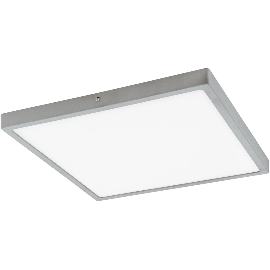 Eglo - LED ceiling light 1xLED/25W/230V silver angular