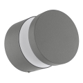Eglo 97301 - LED Outdoor Wall Light MELZO LED/11W/230V Grey IP65