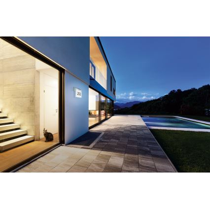 Eglo - Solar House Number LED/2W/3,7V 2000 mAh IP44