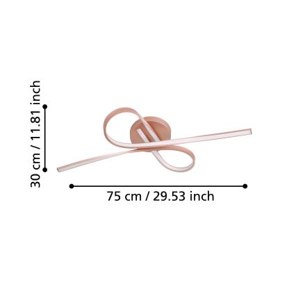 Eglo - LED surface-mounted chandelier 2xLED/11W/230V