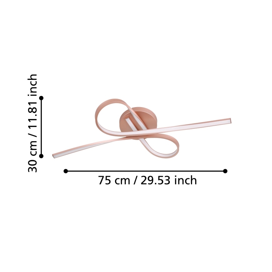 Eglo - LED surface-mounted chandelier 2xLED/11W/230V
