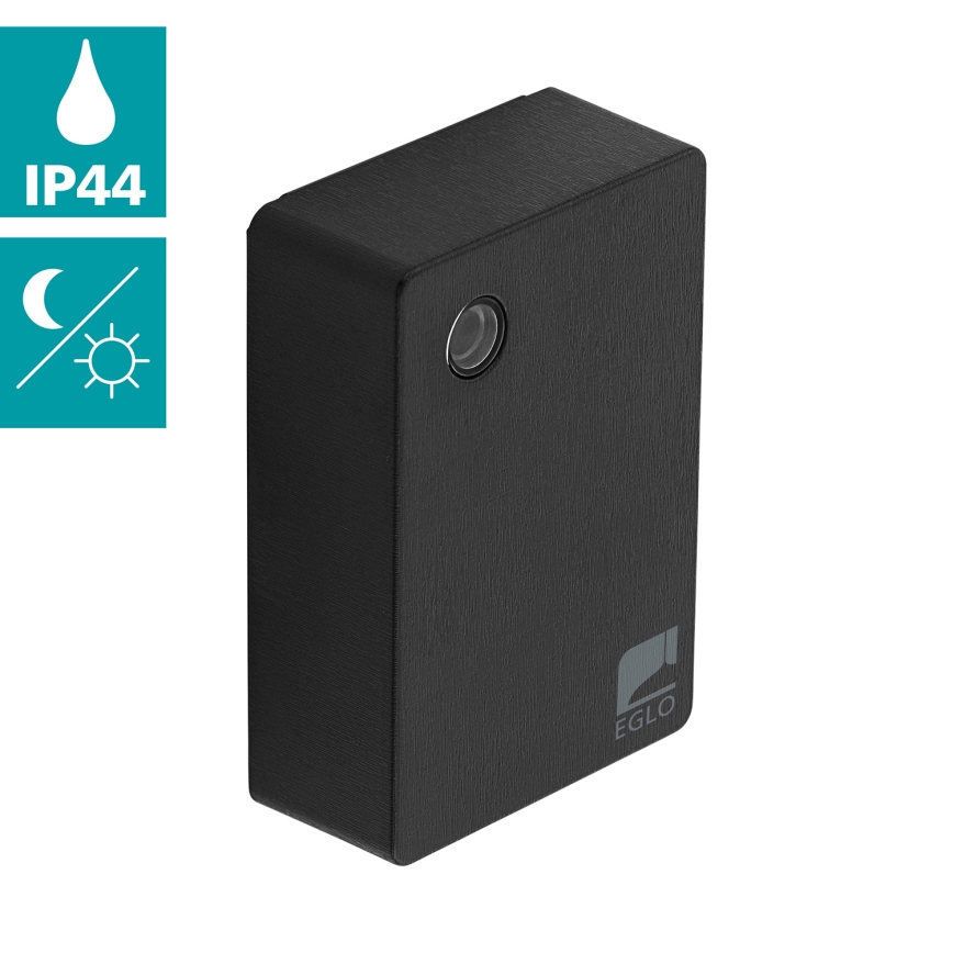Eglo - Dusk switch 2-100 lux black IP44