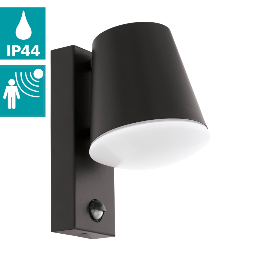 Eglo - Outdoor wall light with sensor 1xE27/10W/230V IP44