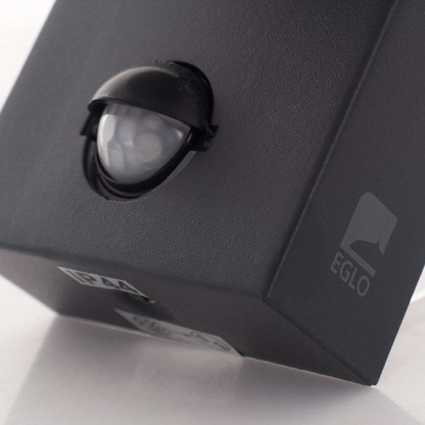 Eglo - Outdoor wall light with sensor 1xE27/10W/230V IP44
