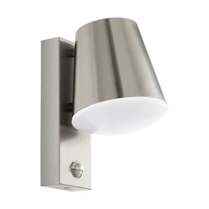 Eglo 97453 - Outdoor wall light with sensor CALDIERO 1xE27/10W/230V IP44