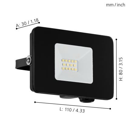 Eglo - LED spotlight LED/10W/230V