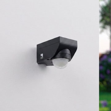 Eglo 97467 - DETECT ME 4 Outdoor motion and dusk sensor, 12 m, black, IP44