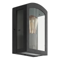 Eglo 97478 - Outdoor wall light PARETTA 1xE27/60W/230V black