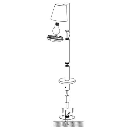 Eglo - LED Dimmable outdoor lamp CALDIERO-C 1xE27/9W/230V matte chrome IP44