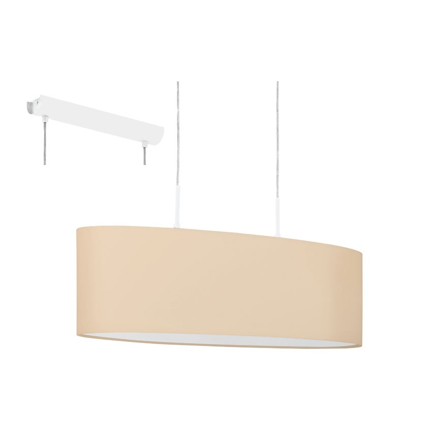 EGLO 97563 - Chandelier on a string PASTERI-P 2xE27/60W/230V
