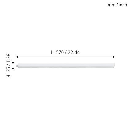 Eglo 97572 - LED kitchen cupboard light DUNDRY LED/6,4W/230V