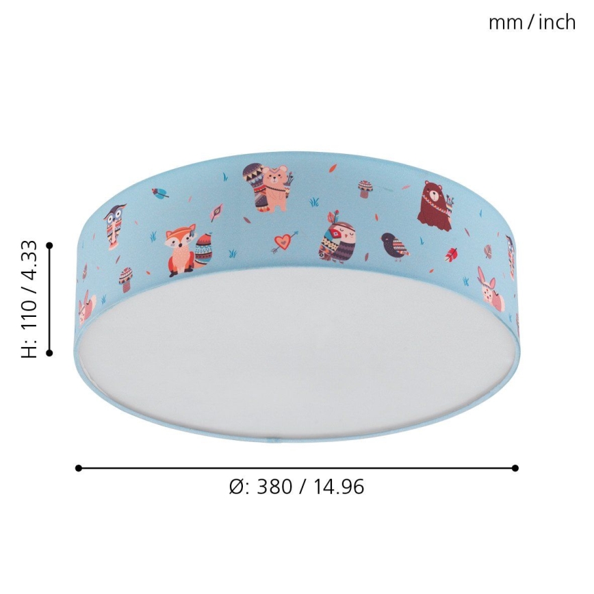 Eglo - Children's ceiling light 2xE27/40W/230V