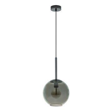 Eglo 97633 - TINDARI Cable-hung Pendant Light 1xE27/60W/230V, Smoky Black