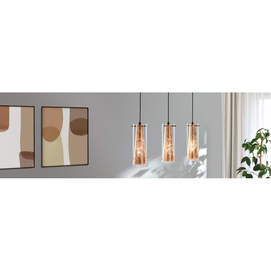 Eglo - Chandelier on a string 3xE27/60W/230V