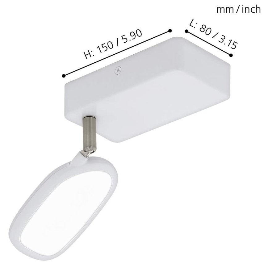 Eglo - LED RGB Spotlight PALOMBARE-C 1xLED/5W/230V