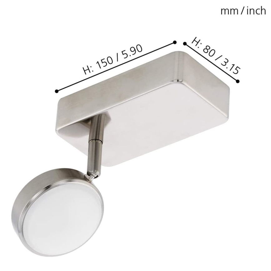 Eglo 97714 - LED RGB Dimmable spotlight CORROPOLI-C LED/5W/230V