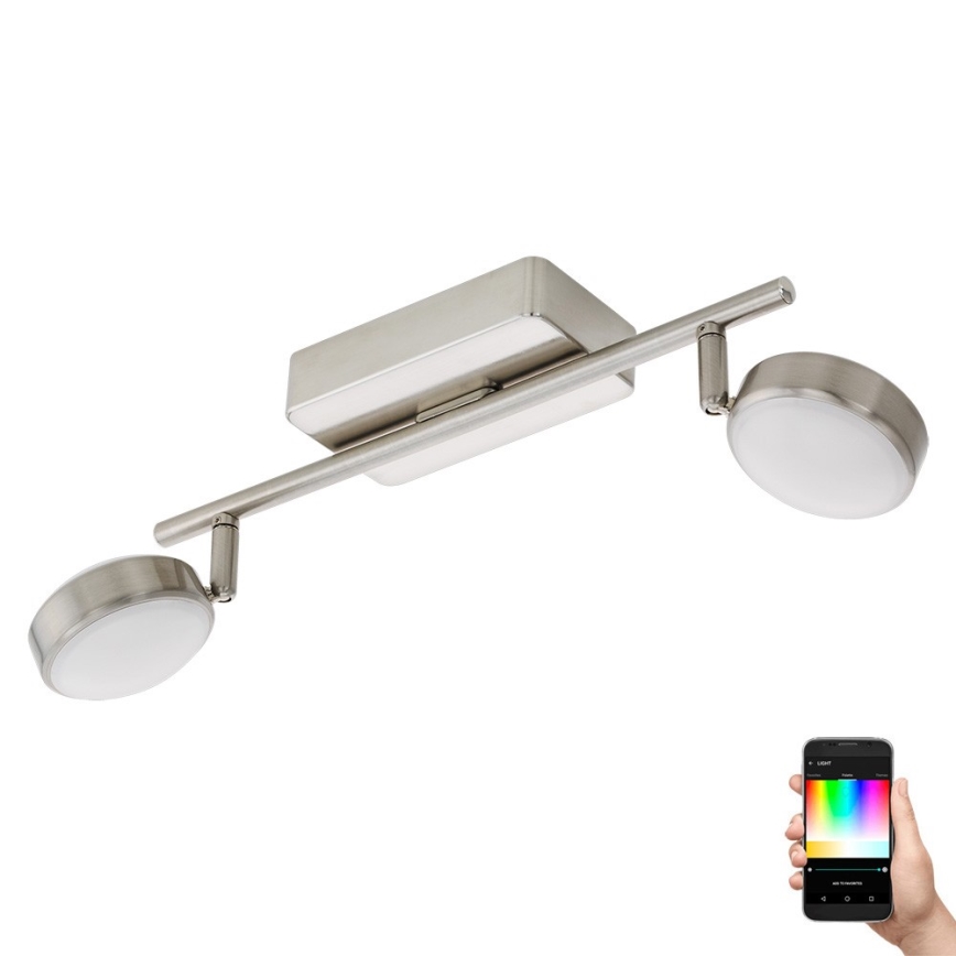 Eglo 97715 - LED RGB Dimmable spotlight CORROPOLI-C 2xLED/5W/230V