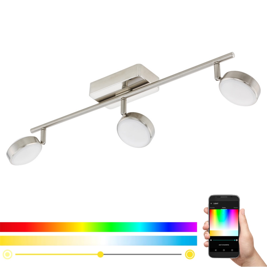 Eglo - LED RGB Spotlight CORROPOLI-C 3xLED/5W/230V